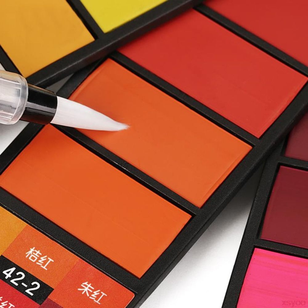 접이식 수채 물감 세트, 18/24/36/42색, 고체 - Watercolor Paint Set Solid Pigment 리뷰 및 가격
