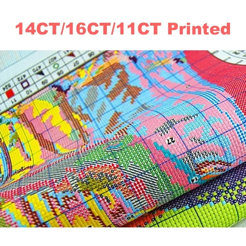 수국 꽃 크로스 스티치 키트 아이다 14CT 16CT  - Cotton Embroidery Thread Skeins 리뷰 및 가격