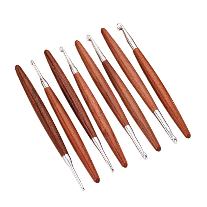 F68E 8Pcs 나무 손잡이 크로 셰 뜨개질 후크 보 - Wooden Crochet Hooks Ergonomic Handle 리뷰 및 가격