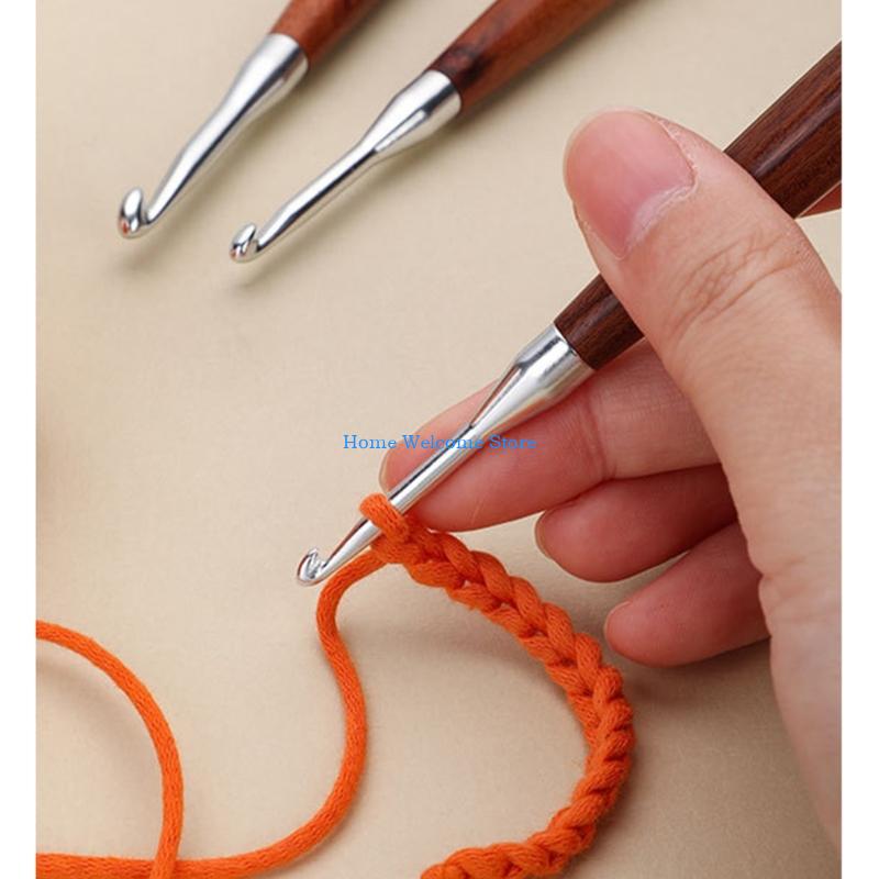 F68E 8Pcs 나무 손잡이 크로 셰 뜨개질 후크 보 - Wooden Crochet Hooks Ergonomic Handle 리뷰 및 가격