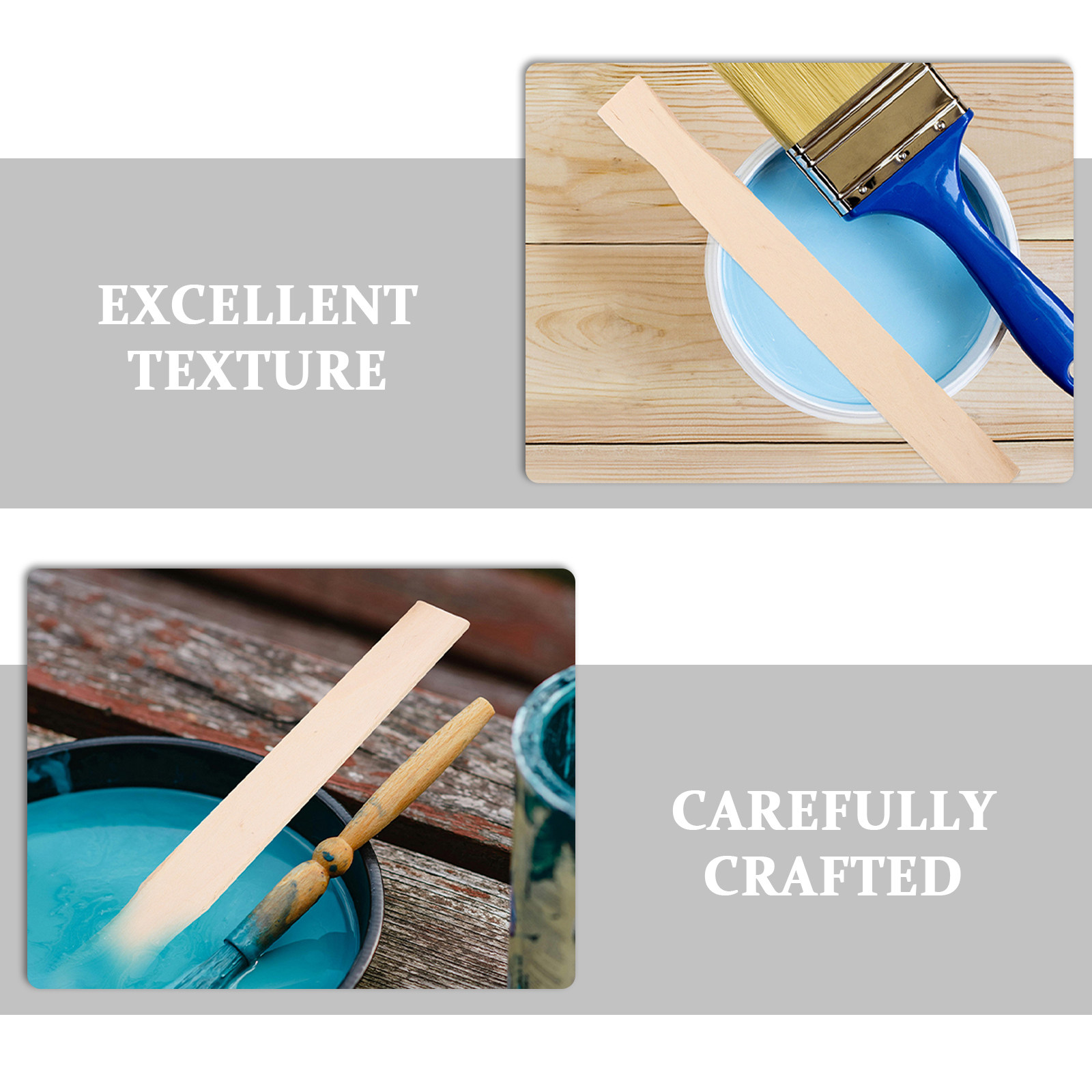 50개입 나무 페인트 교반 막대, 자작나무 재질, 페인 - Craft Tools 리뷰 및 가격