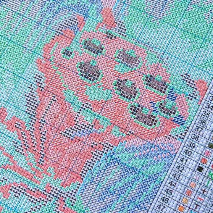 [ZZ8680-블루제이] |   초보자를 위한 DIY  - Cross Stitch Stamped Kits Beginners 리뷰 및 가격